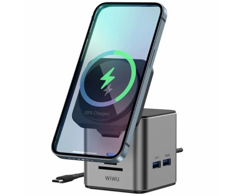 БЗУ + HUB WIWU Wi-W025 Cube 9in1 USB-C (00000071966_1)