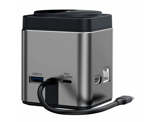 БЗУ + HUB WIWU Wi-W025 Cube 9in1 USB-C (00000071966_1)