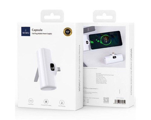Портативное ЗУ Power Bank WIWU Wi-P017-C Type-C 5000 mAh (00000071978_1)