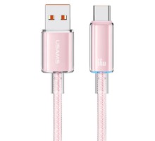 Дата кабель USAMS US-SJ658 USB to Type-C 6A Cloud Series (1.2m) (00000070759_4)