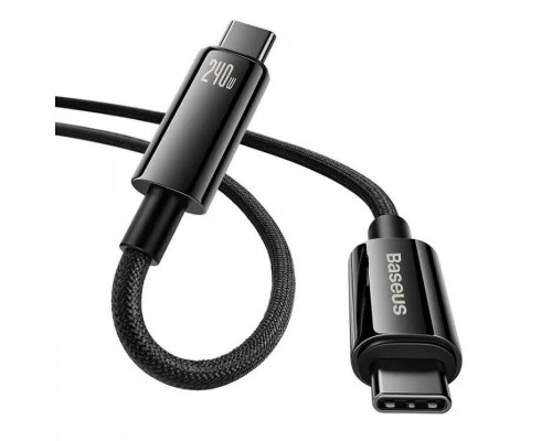 Дата кабель Baseus Tungsten Gold Type-C to Type-C Cable 240W (1m) (CAWJ04000) (00000070523_1)