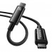 Дата кабель Baseus Tungsten Gold Type-C to Type-C Cable 240W (1m) (CAWJ04000) (00000070523_1)
