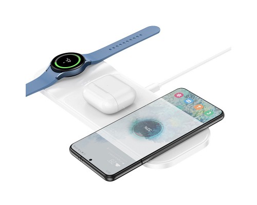 БЗУ Hoco CQ6 Power 3-in-1 wireless fast charger (for Samsung Watch) (00000071072_2)