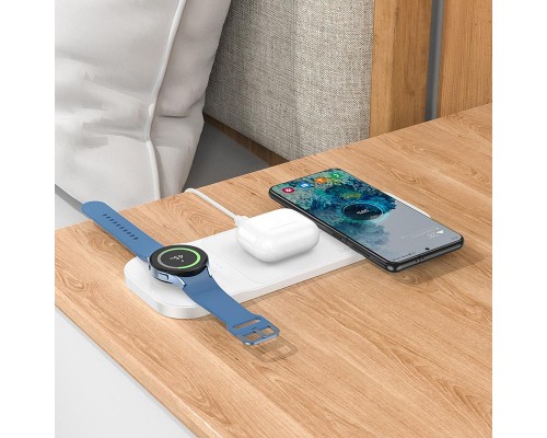 БЗУ Hoco CQ6 Power 3-in-1 wireless fast charger (for Samsung Watch) (00000071072_2)