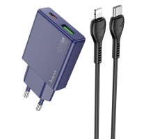 СЗУ Hoco N45 Biscuit PD30W+QC3.0 + Type-C to Lightning (00000071065_2)
