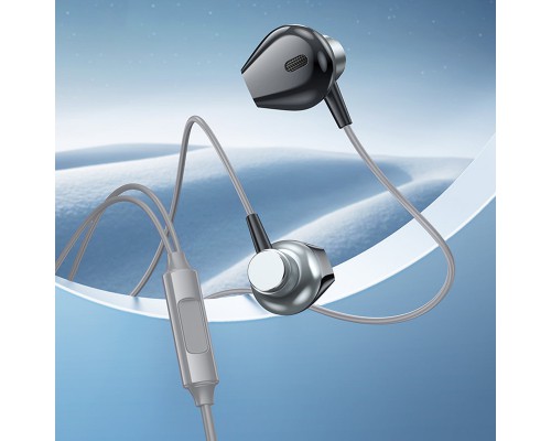 Стерео Наушники Hoco M125 Smart metal universal (3.5mm/1.2m) (00000071098_1)