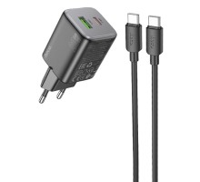 СЗУ Hoco N41 Almighty PD20W+QC3.0 + Type-C to Type-C (00000071095_2)