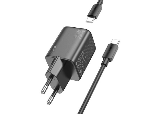 СЗУ Hoco N41 Almighty PD20W+QC3.0 + Type-C to Type-C (00000071095_2)