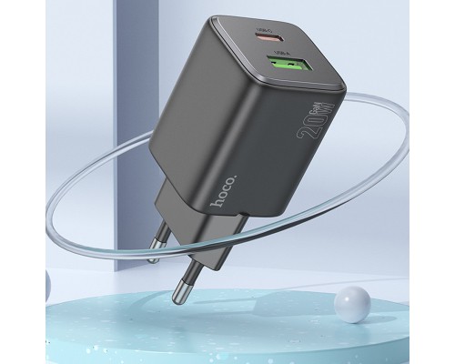 СЗУ Hoco N41 Almighty PD20W+QC3.0 + Type-C to Type-C (00000071095_2)