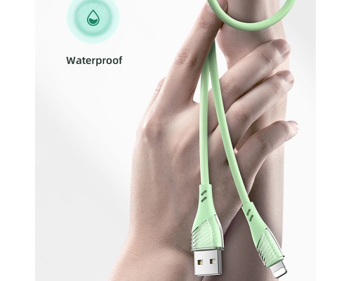Дата кабель Usams US-SJ493 U65 Liquid Silicone USB to Lightning 3A 1m (00000049219_3)