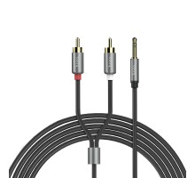 Аудио кабель Aux Hoco UPA10 Lotus Double RCA Audio 3.5 mm (1,5м) (00000032941_1)