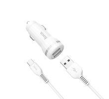 АЗУ Hoco Z27 Staunch (2USB 2.4A) (+кабель Type-C) (00000030783_1)