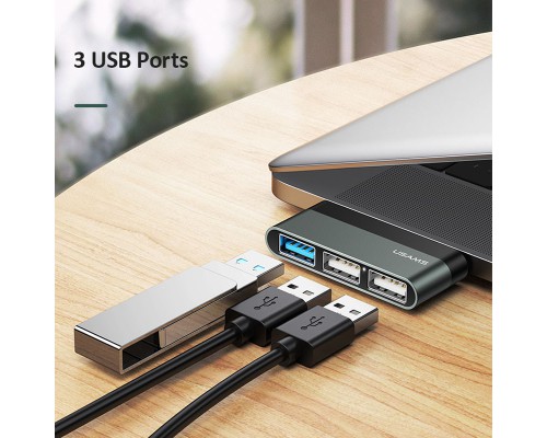 Переходник HUB Usams US-SJ461 Type-C to 3 USB port (00000042613_1)