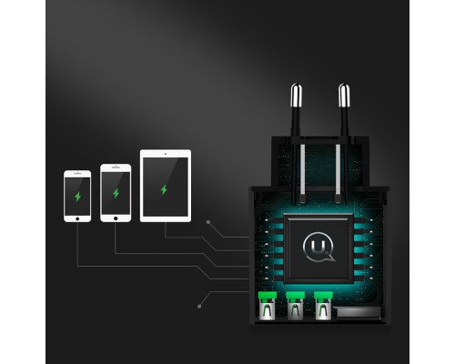 СЗУ USAMS US-CC035 с дисплеем (3USB 2.4A) (00000029751_2)