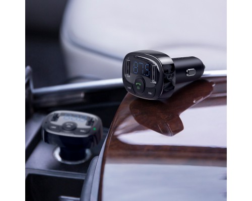 АЗУ Baseus Bluetooth FM Launcher Standart Edition 2.4A 2USB (00000037595_1)