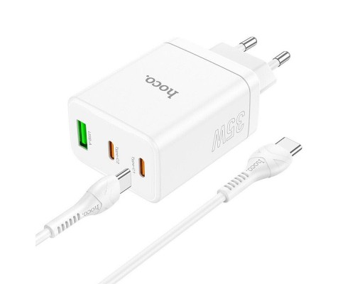 СЗУ Hoco N33 Start PD35W (2C/1A) + Type-C to Type-C (00000067519_1)