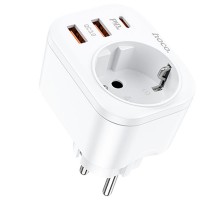 СЗУ Hoco NS3 Multifunctional PD20W (2USB/1Type-C/1xSocket) (00000064566_2)