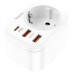 СЗУ Hoco NS3 Multifunctional PD20W (2USB/1Type-C/1xSocket) (00000064566_2)