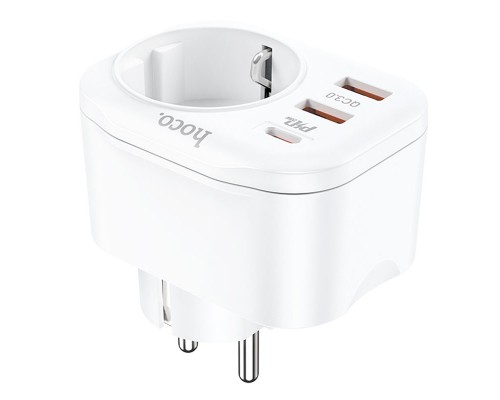 СЗУ Hoco NS3 Multifunctional PD20W (2USB/1Type-C/1xSocket) (00000064566_2)