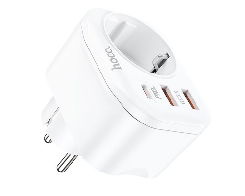 СЗУ Hoco NS3 Multifunctional PD20W (2USB/1Type-C/1xSocket) (00000064566_2)