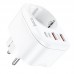СЗУ Hoco NS3 Multifunctional PD20W (2USB/1Type-C/1xSocket) (00000064566_2)