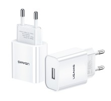 СЗУ USAMS US-CC075 T18 Single USB Travel Charger (EU) (00000034488_1)
