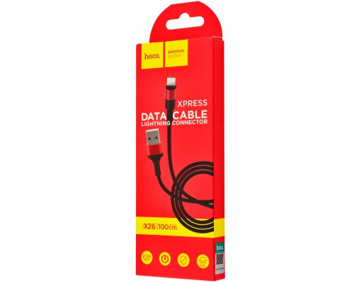 Дата кабель Hoco X26 Xpress Lightning Cable (1m) (00000030945_2)