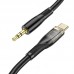 Аудио кабель Aux Hoco UPA25 (AUX 3.5 to Type-C) (1m) (00000064565_1)