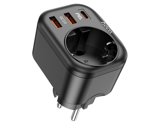 СЗУ Hoco NS3 Multifunctional PD20W (2USB/1Type-C/1xSocket) (00000064566_1)