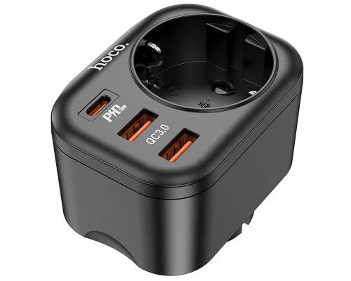 СЗУ Hoco NS3 Multifunctional PD20W (2USB/1Type-C/1xSocket) (00000064566_1)