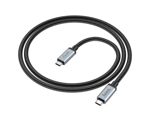 Дата кабель Hoco US06 Type-C to Type-C 100W USB3.2 20Gbps (2m) (00000064567_1)
