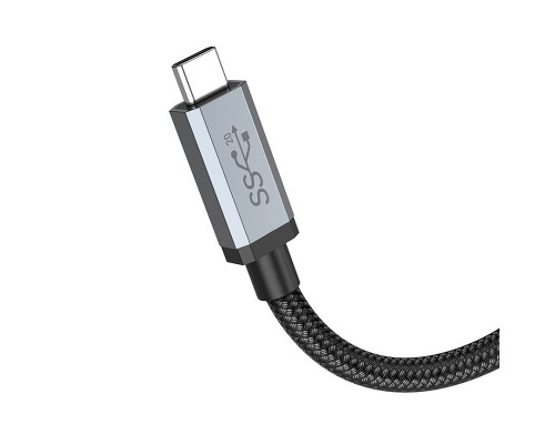 Дата кабель Hoco US06 Type-C to Type-C 100W USB3.2 20Gbps (2m) (00000064567_1)