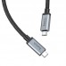 Дата кабель Hoco US06 Type-C to Type-C 100W USB3.2 20Gbps (2m) (00000064567_1)