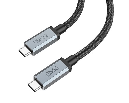 Дата кабель Hoco US06 Type-C to Type-C 100W USB3.2 20Gbps (1m) (00000064568_1)