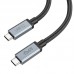 Дата кабель Hoco US06 Type-C to Type-C 100W USB3.2 20Gbps (1m) (00000064568_1)