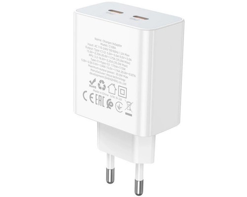 СЗУ Hoco C108A PD 35W (2 Type-C) (00000064585_1)