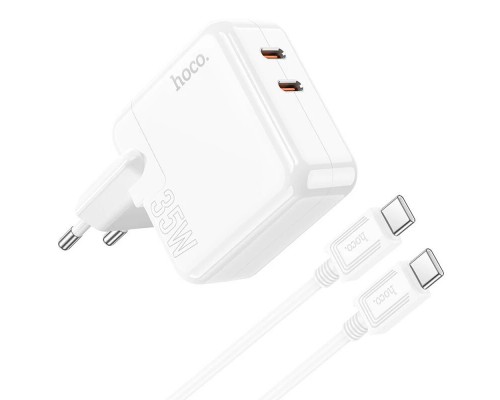 СЗУ Hoco C110A Lucky PD35W (2 Type-C) + Type-C to Type-C (00000064586_1)