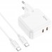 СЗУ Hoco C110A Lucky PD35W (2 Type-C) + Type-C to Type-C (00000064586_1)