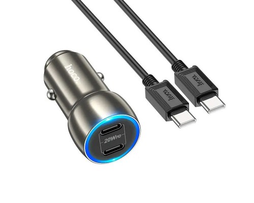 АЗУ Hoco Z48 Tough 40W (2Type-C) + Type-C to Type-C (00000064589_1)