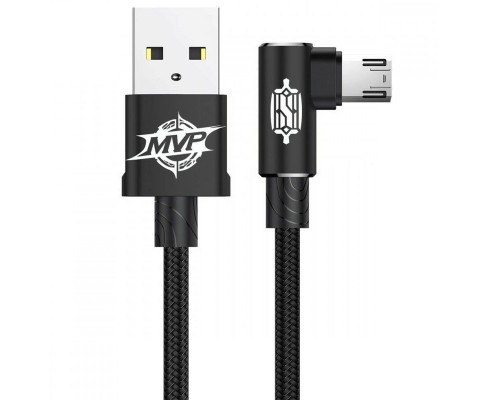 Дата кабель Baseus MVP Elbow Micro-USB Cable 2.4A (1m) (CAMMVP) (00000031144_1)