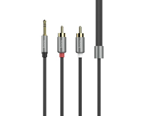 Аудио кабель Aux Hoco UPA10 Lotus Double RCA Audio 3.5 mm (1,5м) (00000032941_1)