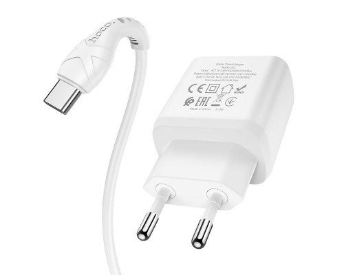 СЗУ Hoco N5 Favor 20W PD+QC3.0 Type-C to Type-C (00000043050_1)