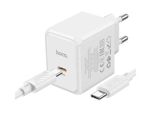 СЗУ HOCO CS13A Ocean PD20W (1USB-C) + Type-C to Type-C (00000075049_2)