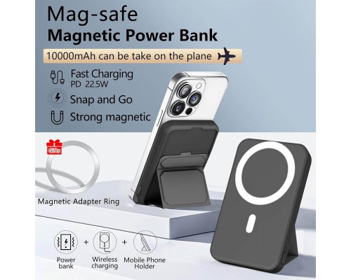 Портативное ЗУ Power Bank JJT-A27-1 PD20W+QC 22.5W с БЗУ 10000 mAh (00000069059_1)
