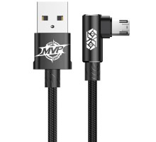 Дата кабель Baseus MVP Elbow Micro-USB Cable 1.5A (2m) (CAMMVP-B) (00000063712_1)