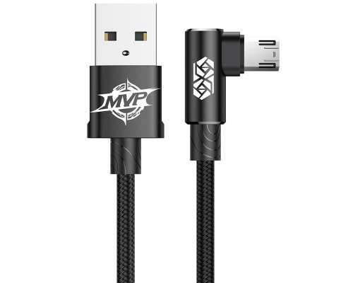 Дата кабель Baseus MVP Elbow Micro-USB Cable 1.5A (2m) (CAMMVP-B) (00000063712_1)