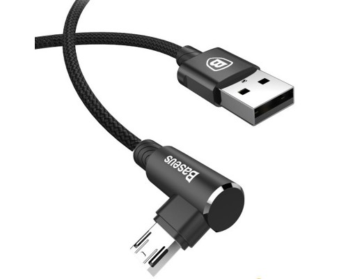 Дата кабель Baseus MVP Elbow Micro-USB Cable 1.5A (2m) (CAMMVP-B) (00000063712_1)