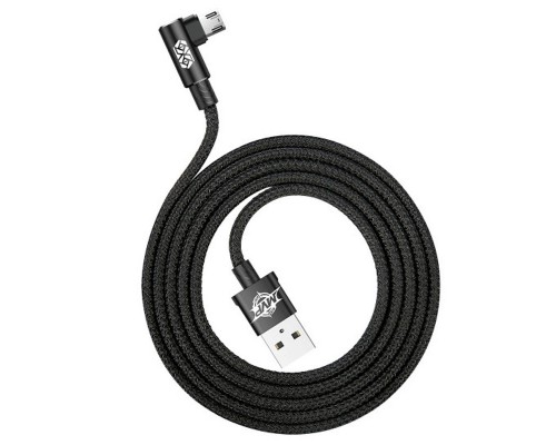 Дата кабель Baseus MVP Elbow Micro-USB Cable 1.5A (2m) (CAMMVP-B) (00000063712_1)