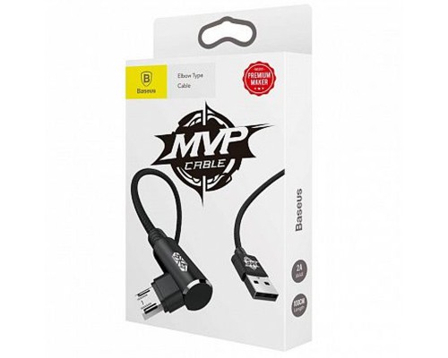 Дата кабель Baseus MVP Elbow Micro-USB Cable 1.5A (2m) (CAMMVP-B) (00000063712_1)