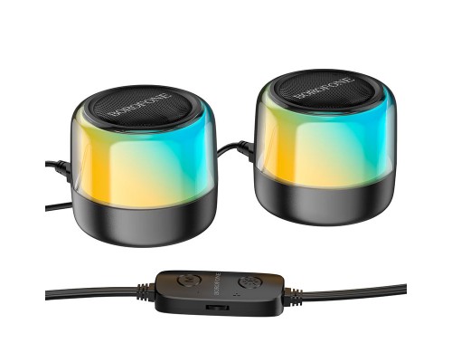 Bluetooth колонка Borofone BP12 Colorful BT wired 2-in-1 computer speaker (00000064317_1)